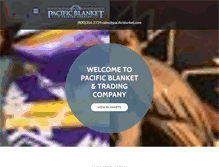 Tablet Screenshot of pacificblanket.com